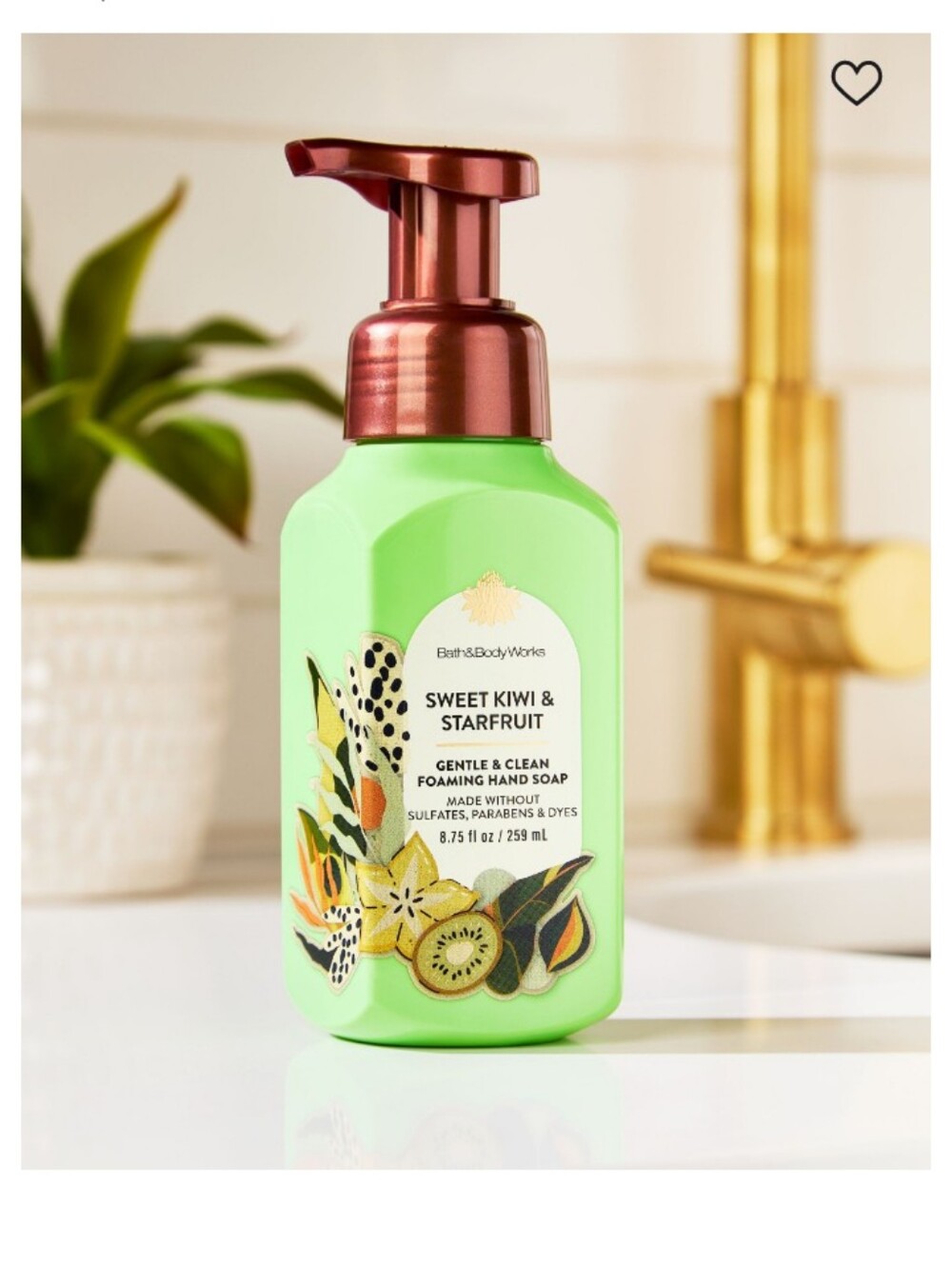 Bath & Body Works Sweet Kiwi & Starfruit Foaming Hand Soap -🥝 SOLD OUT 🥝